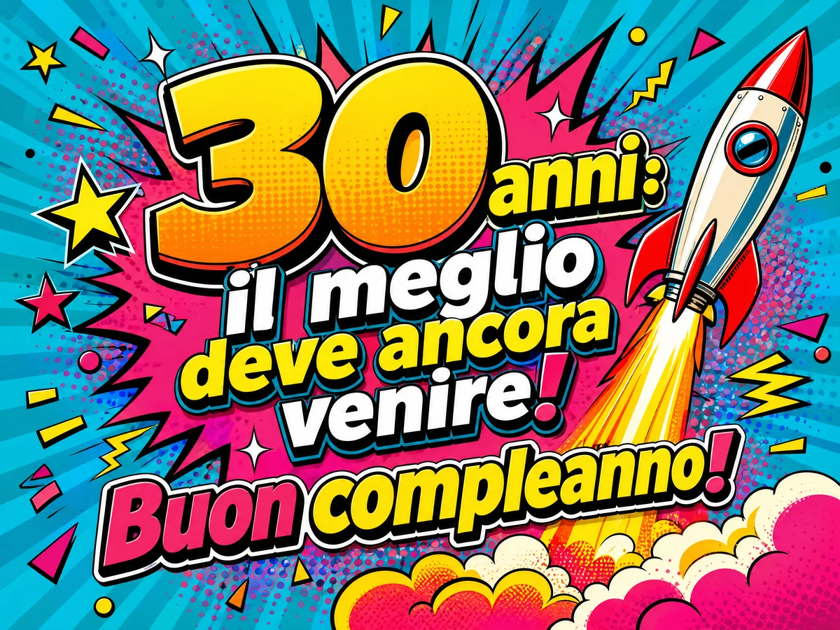 biglietto di buon compleanno per un amico che compie 30 anni