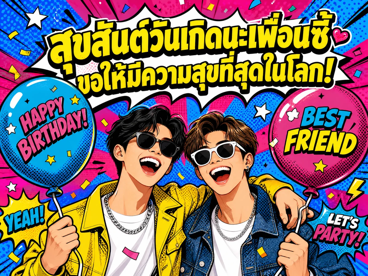 สุขสันต์วันเกิดนะเพื่อนซี้