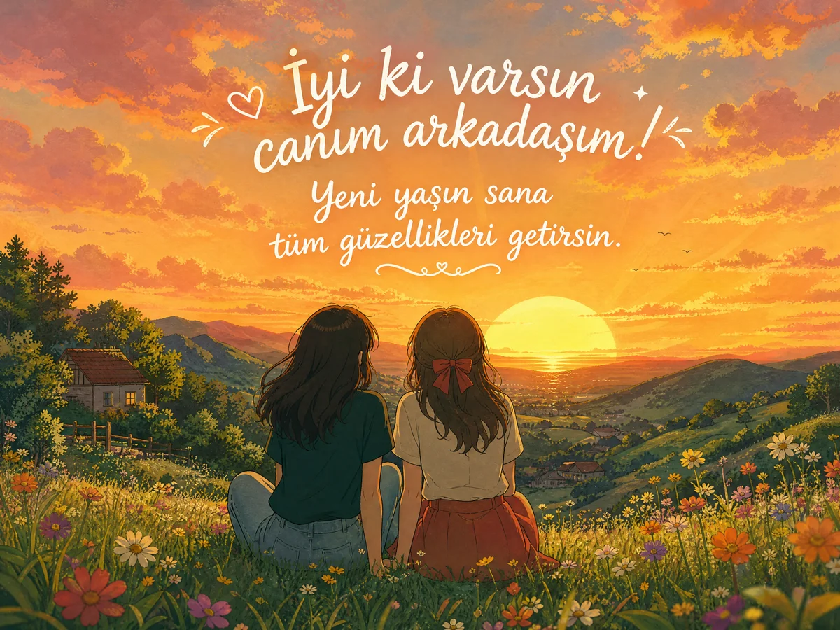 doğum günü kutlama mesajı canım arkadaşıma