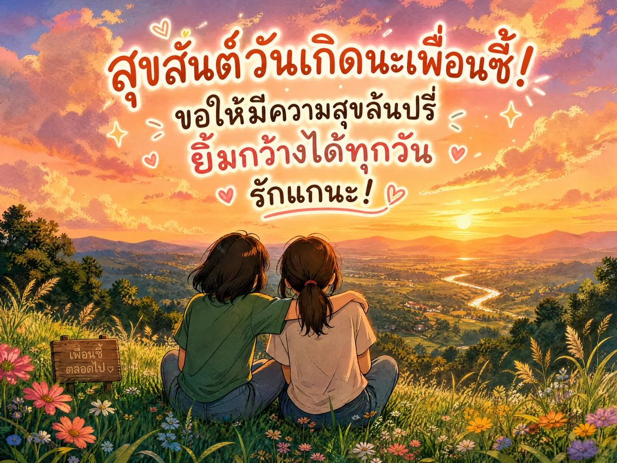 สุขสันต์วันเกิดเพื่อนซี้