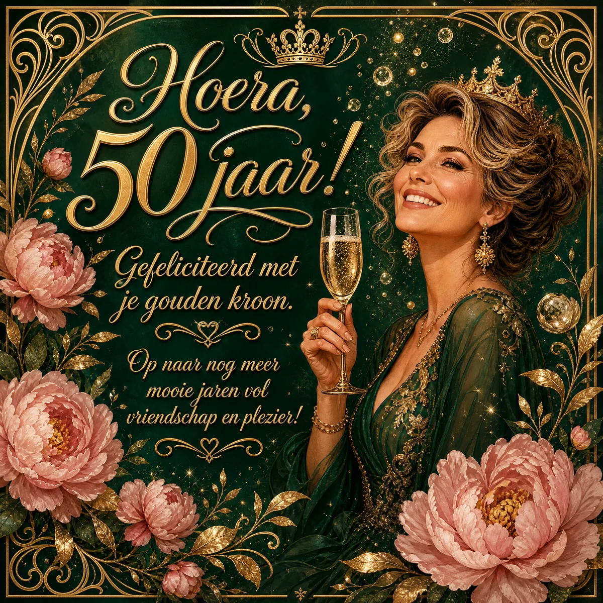 felicitatie verjaardag 50 jaar voor een vriendin