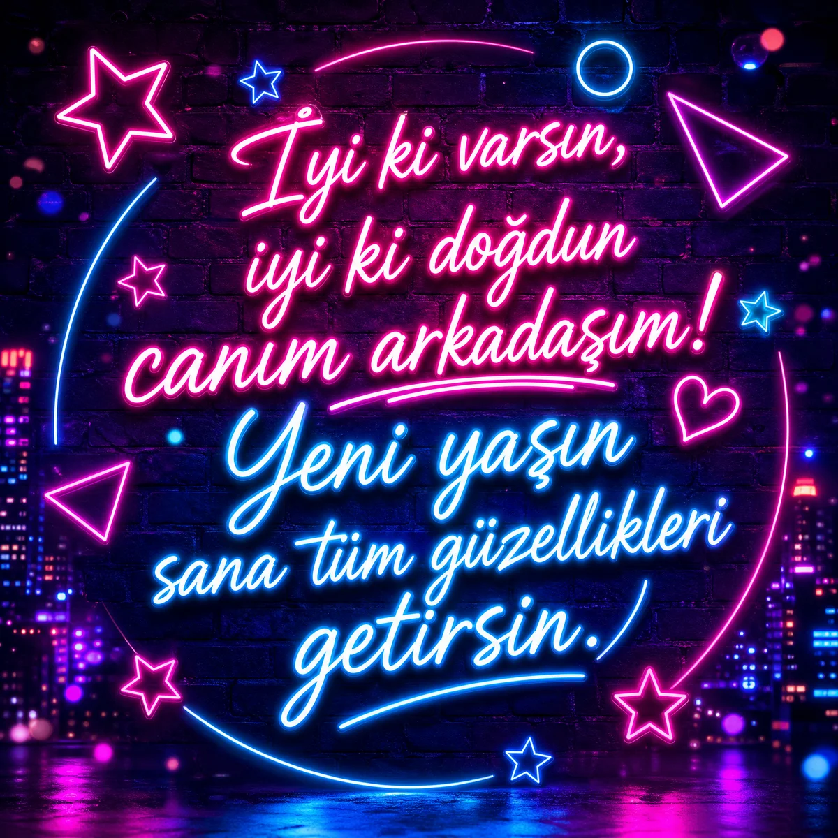 arkadaşa doğum günü kutlama mesajı