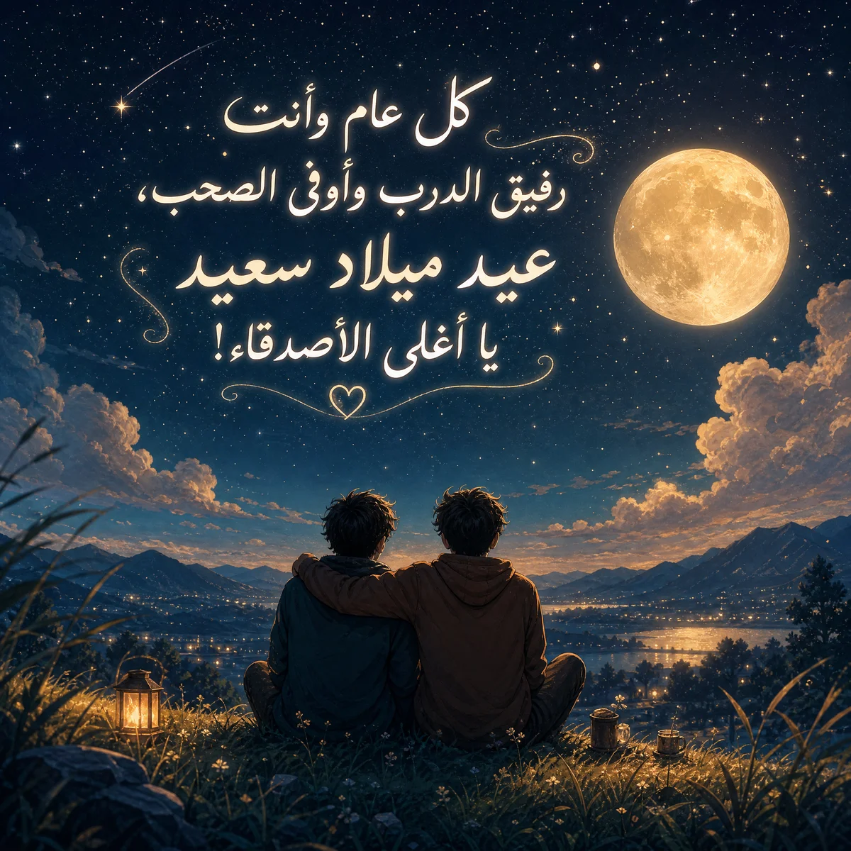 تهنئة عيد ميلاد سعيد لصديق مقرب