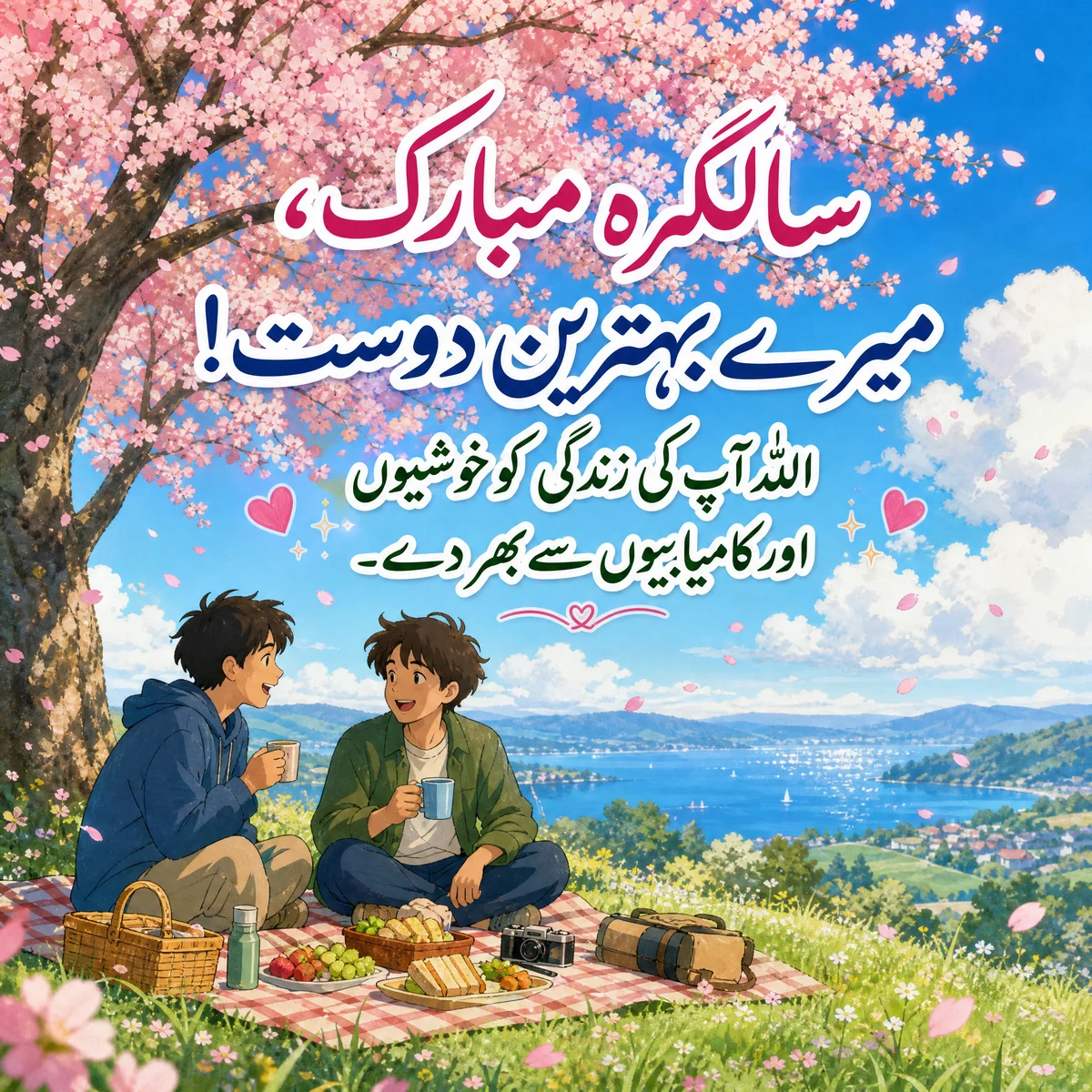 دوست کو سالگرہ کی مبارکباد
