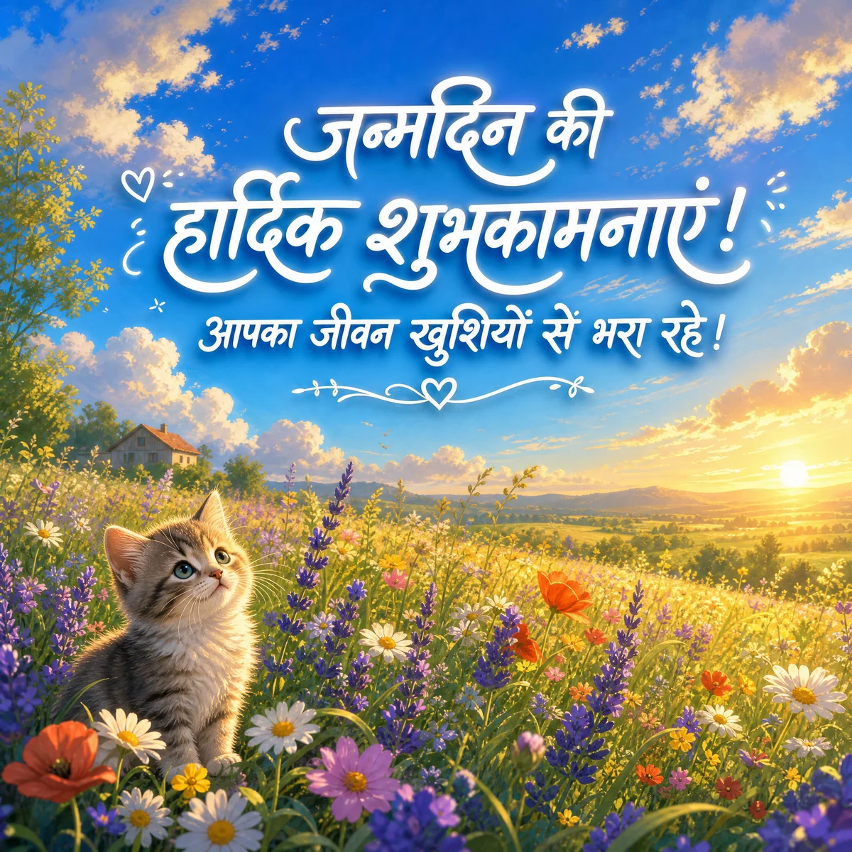 जन्मदिन की हार्दिक शुभकामनाएं!
