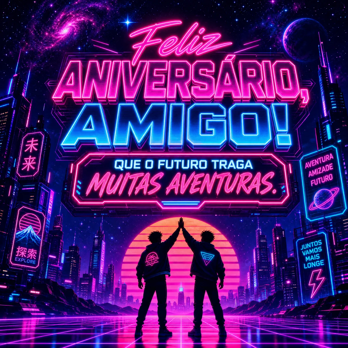 cartão de aniversário para amigo