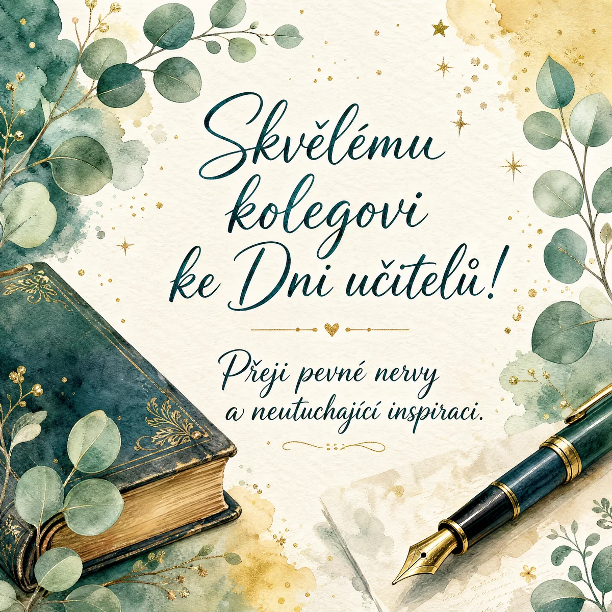 přání pro kolegu na den učitele