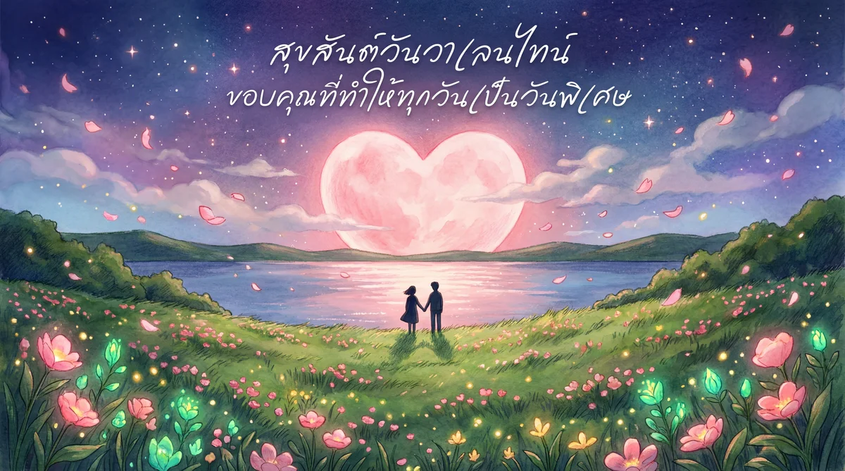 ข้อความอวยพรวันวาเลนไทน์สำหรับคนรัก