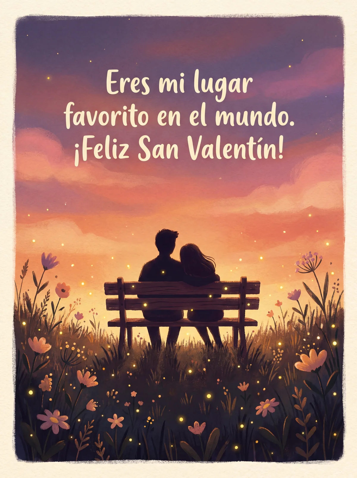 tarjeta de San Valentín para mi pareja