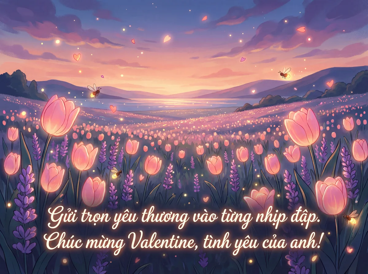 Lời chúc Valentine ngọt ngào cho người yêu