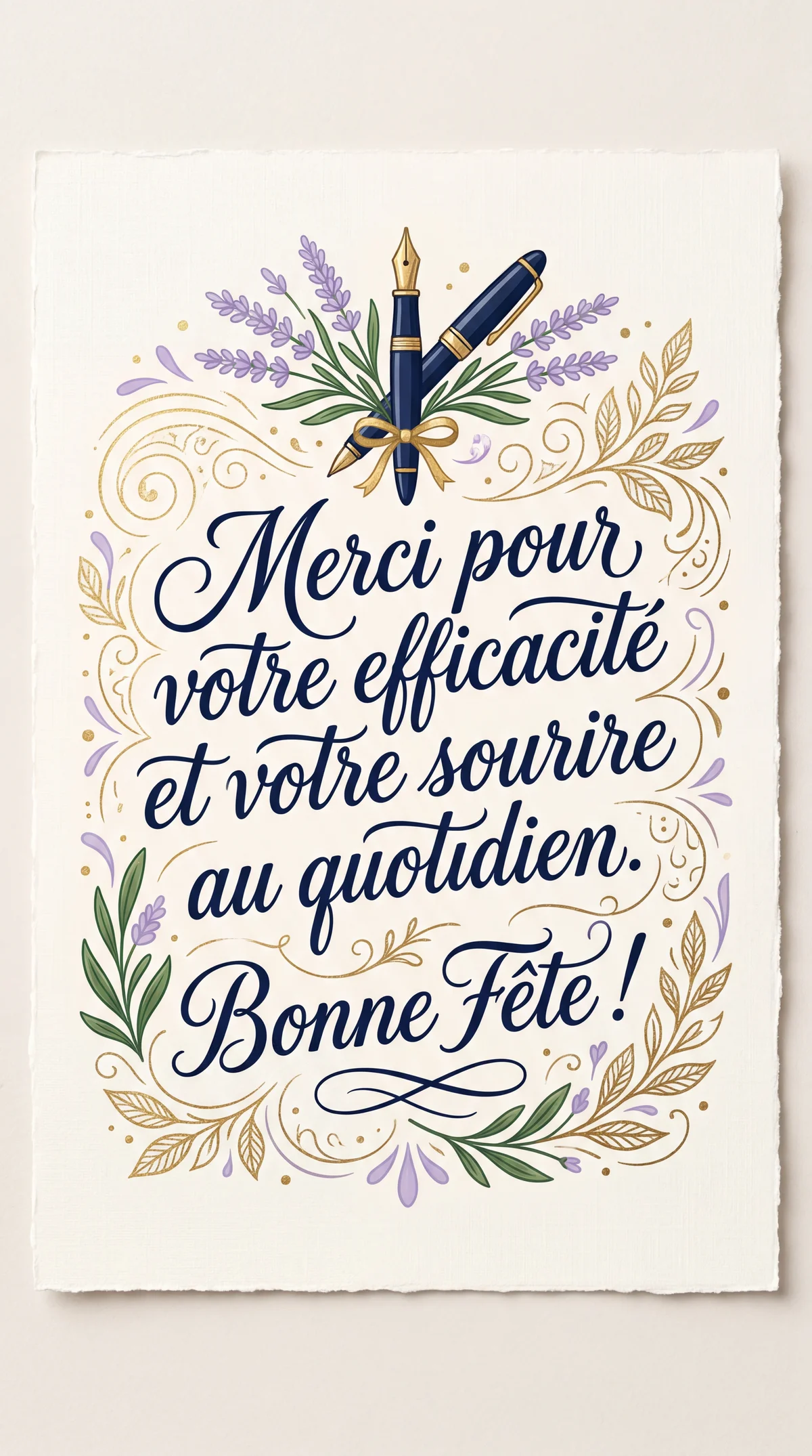 Vœux pour la Journée des Secrétaires
