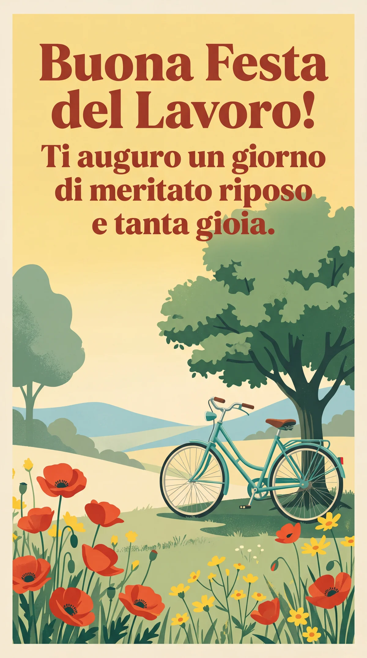 Auguri per la Festa del Lavoro! Che sia un giorno di meritat...