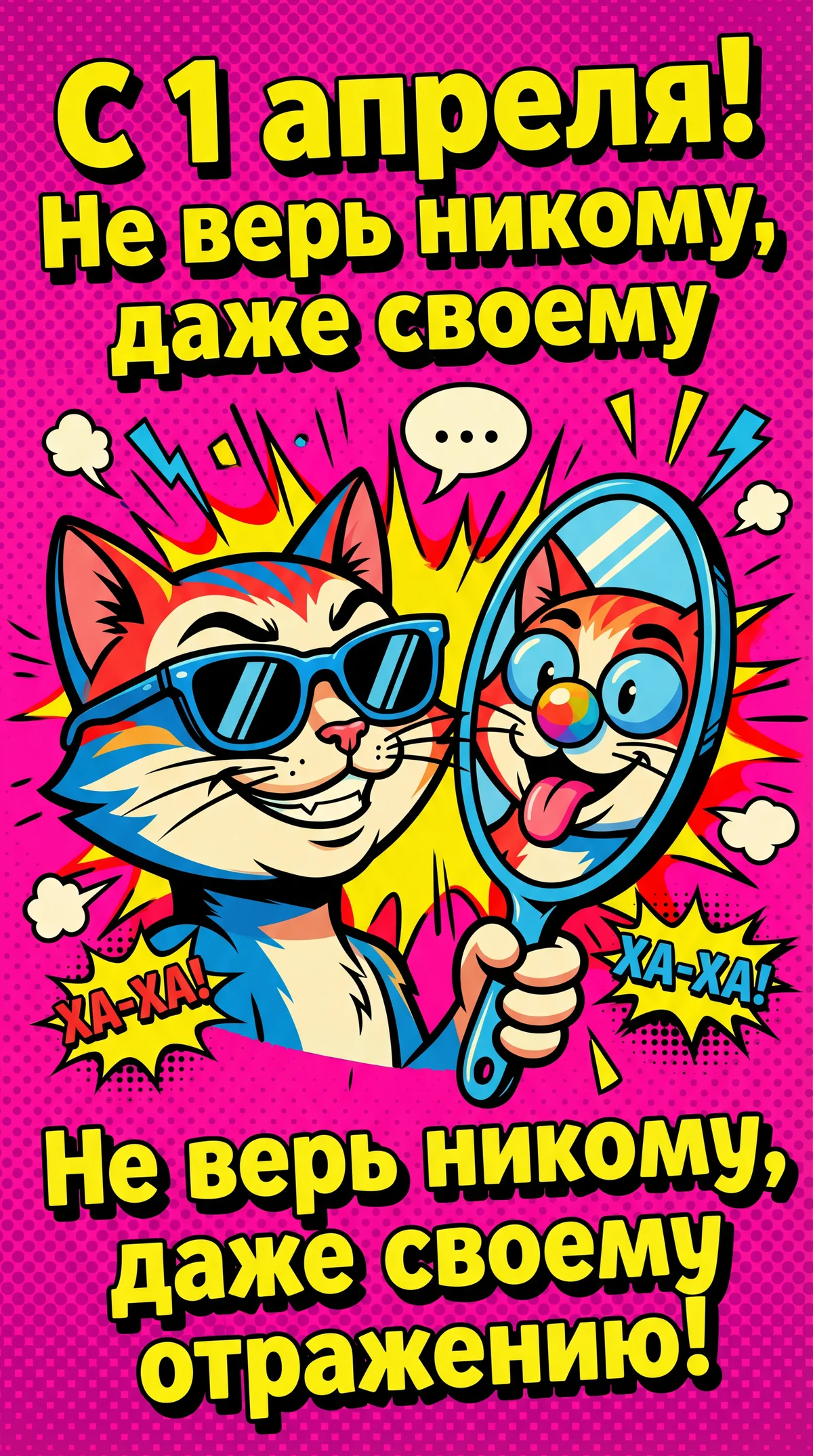 шуточное поздравление с 1 апреля для друга