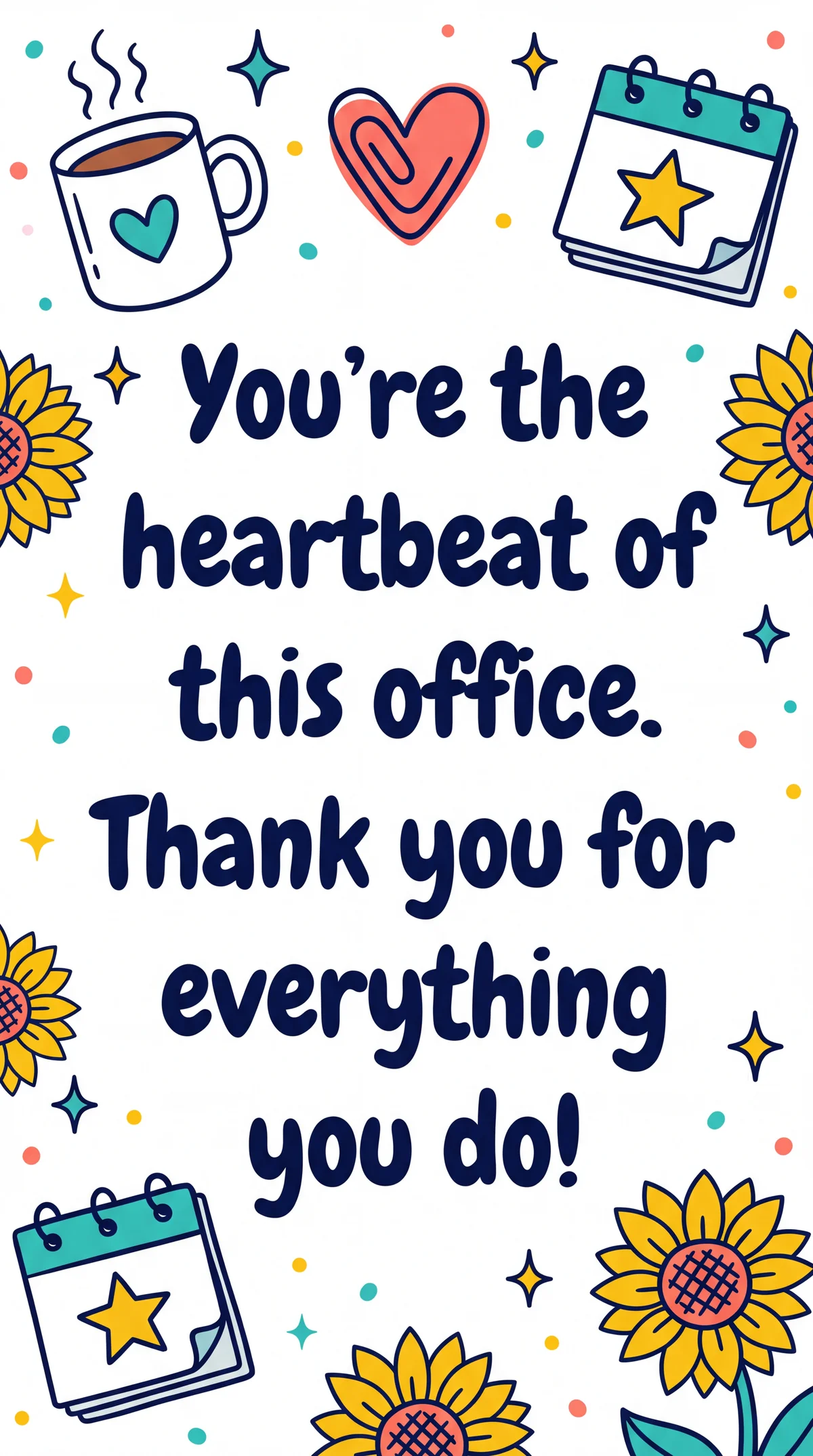 thank you card for administrative professional