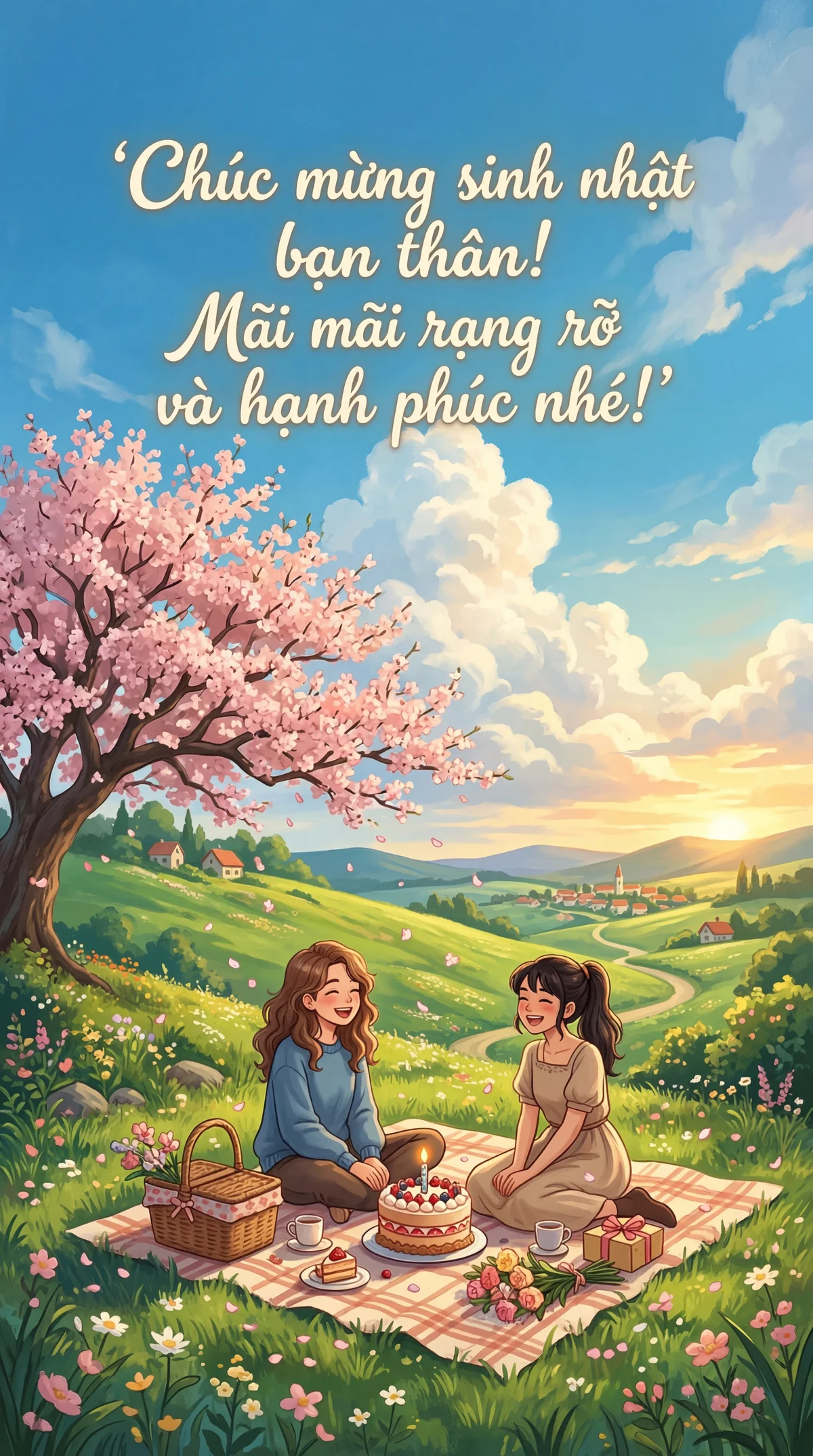 Chúc mừng sinh nhật bạn thân
