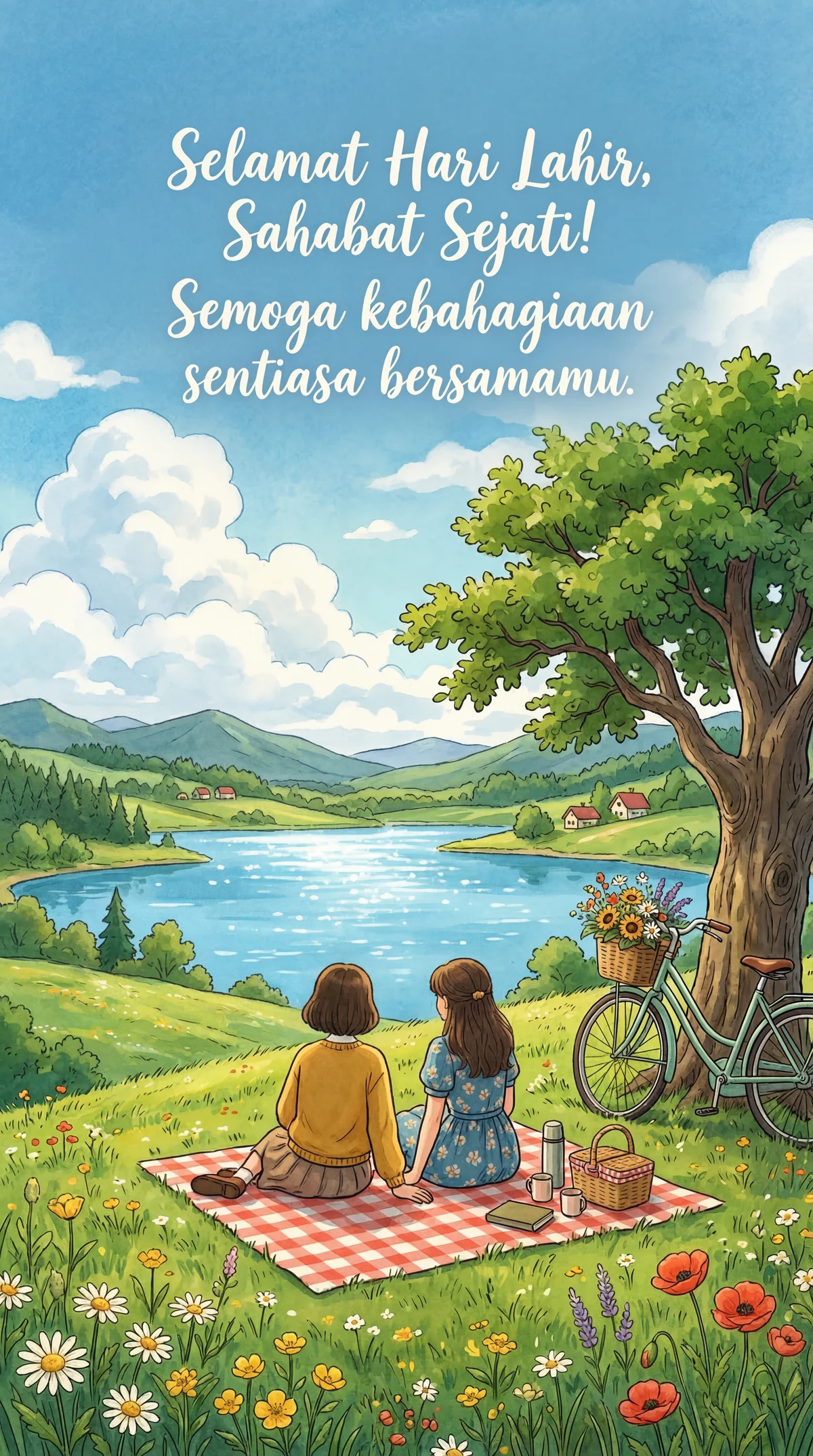 Ucapan hari lahir untuk kawan baik