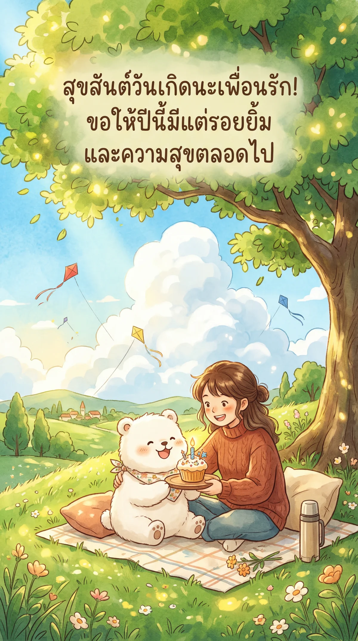 คำอวยพรวันเกิดเพื่อน