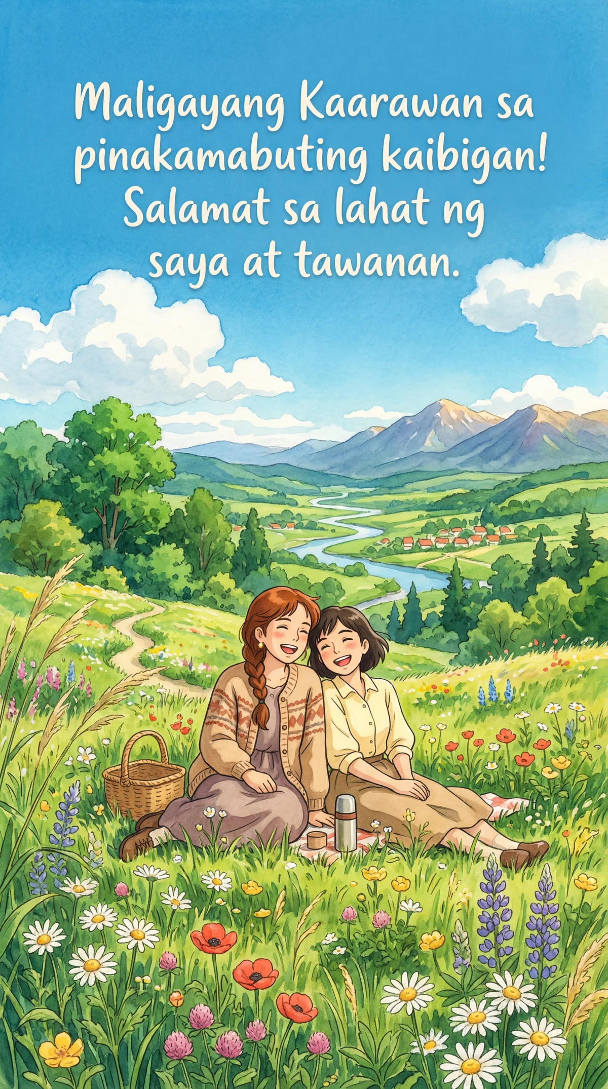 Maligayang kaarawan sa aking matalik na kaibigan!