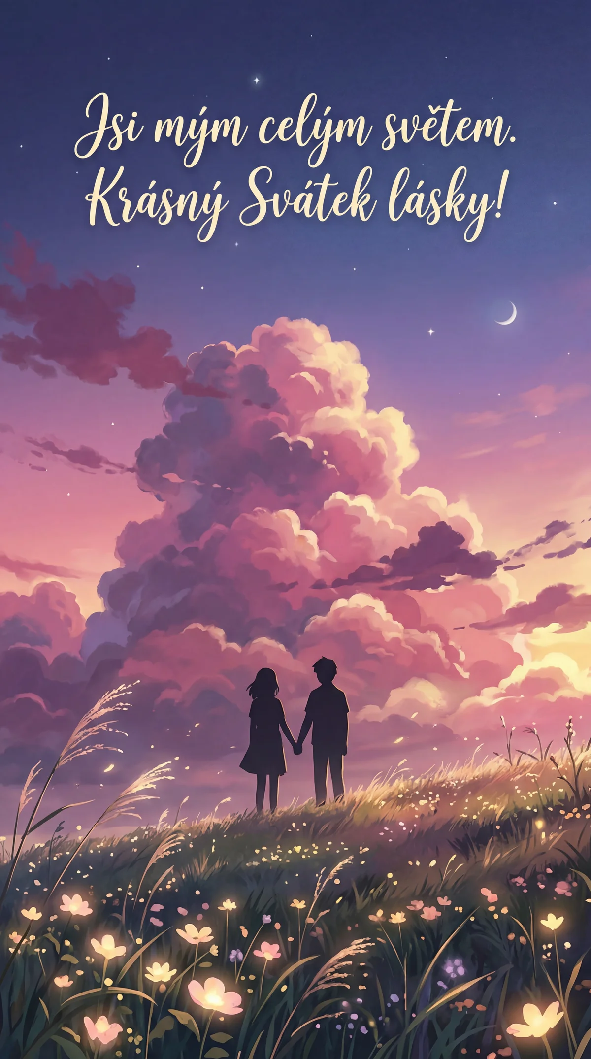 Přání k Svátku lásky pro milovanou osobu