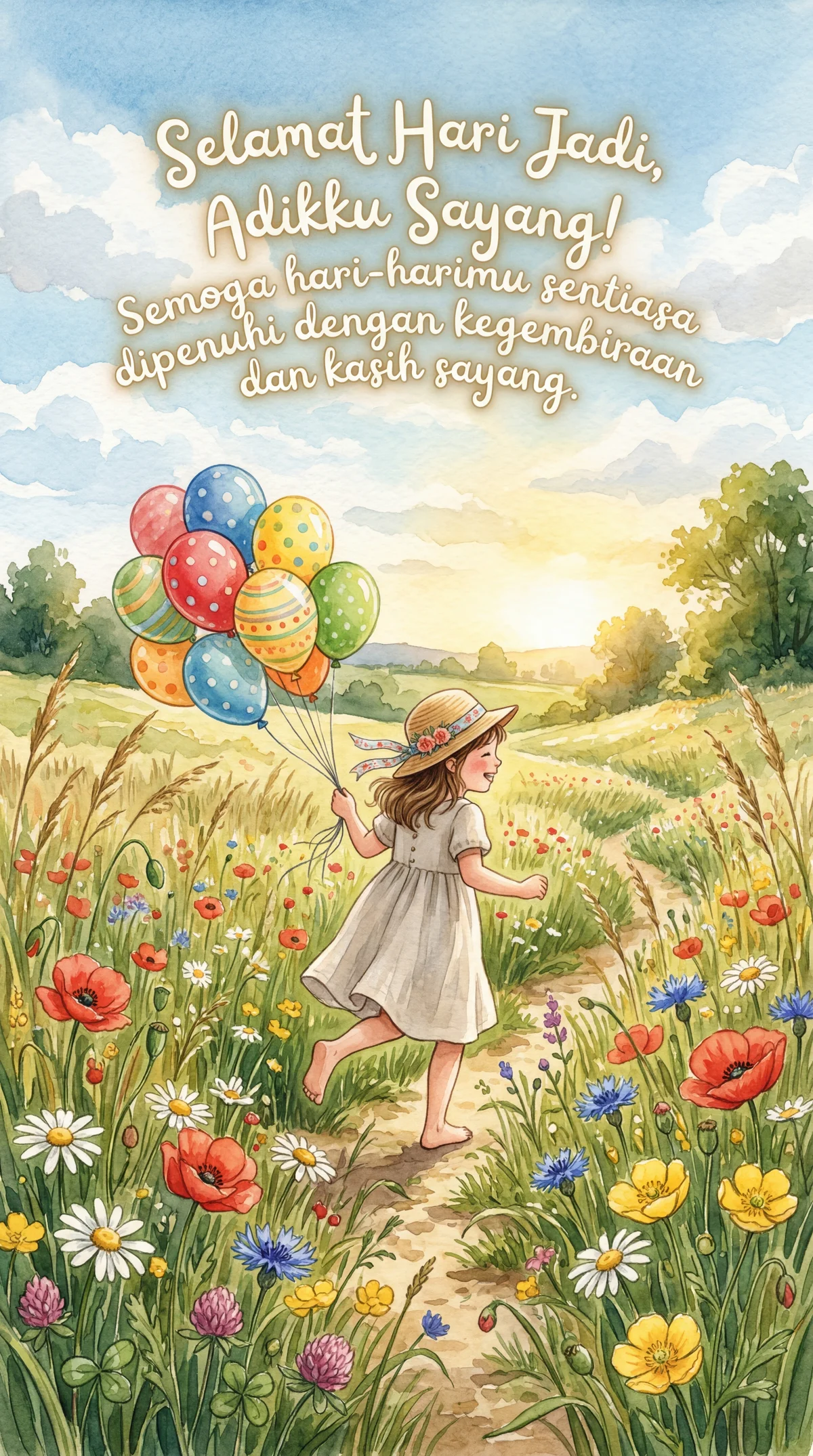 Ucapan hari jadi untuk adik perempuan