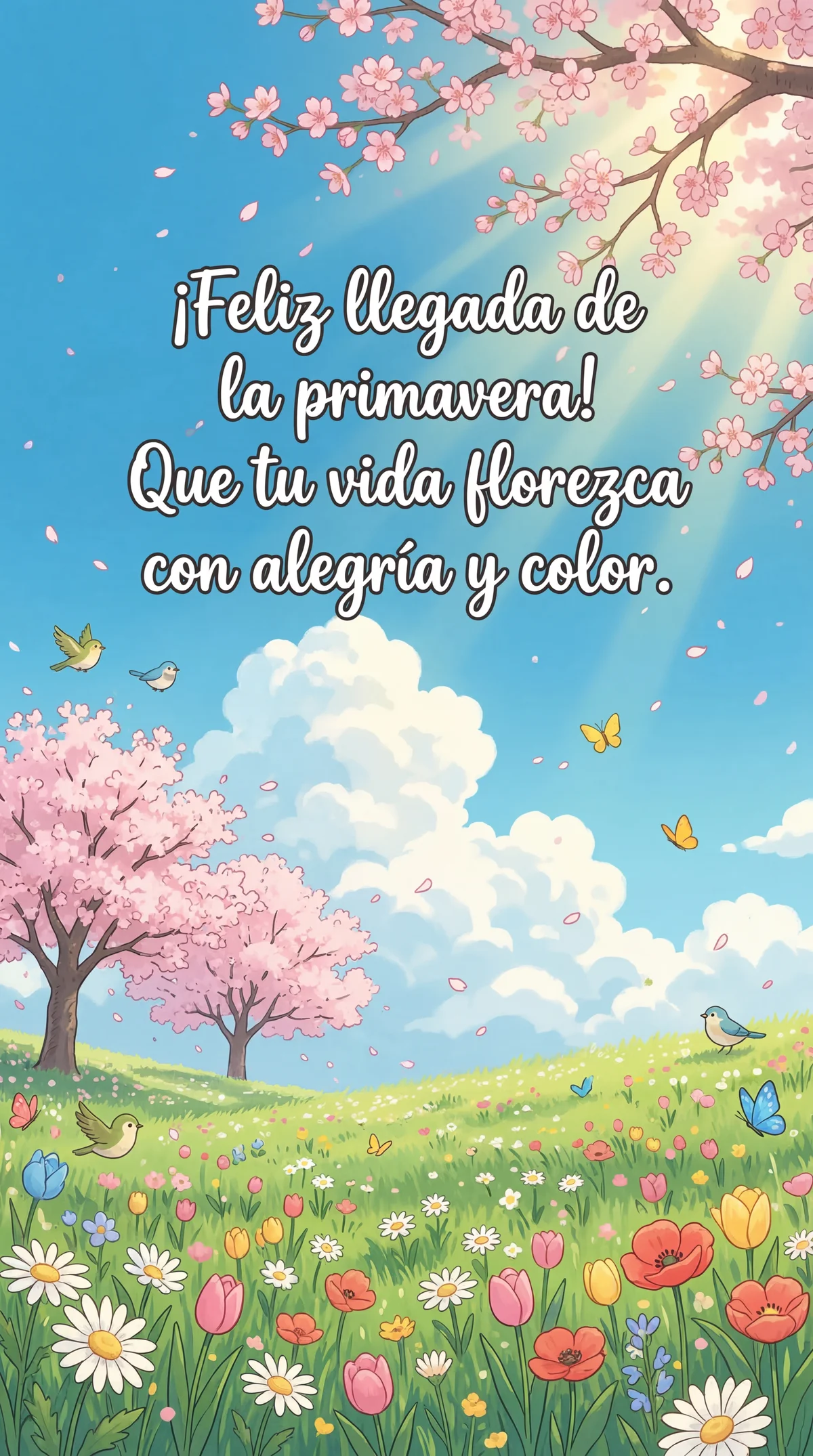 Feliz llegada de la primavera