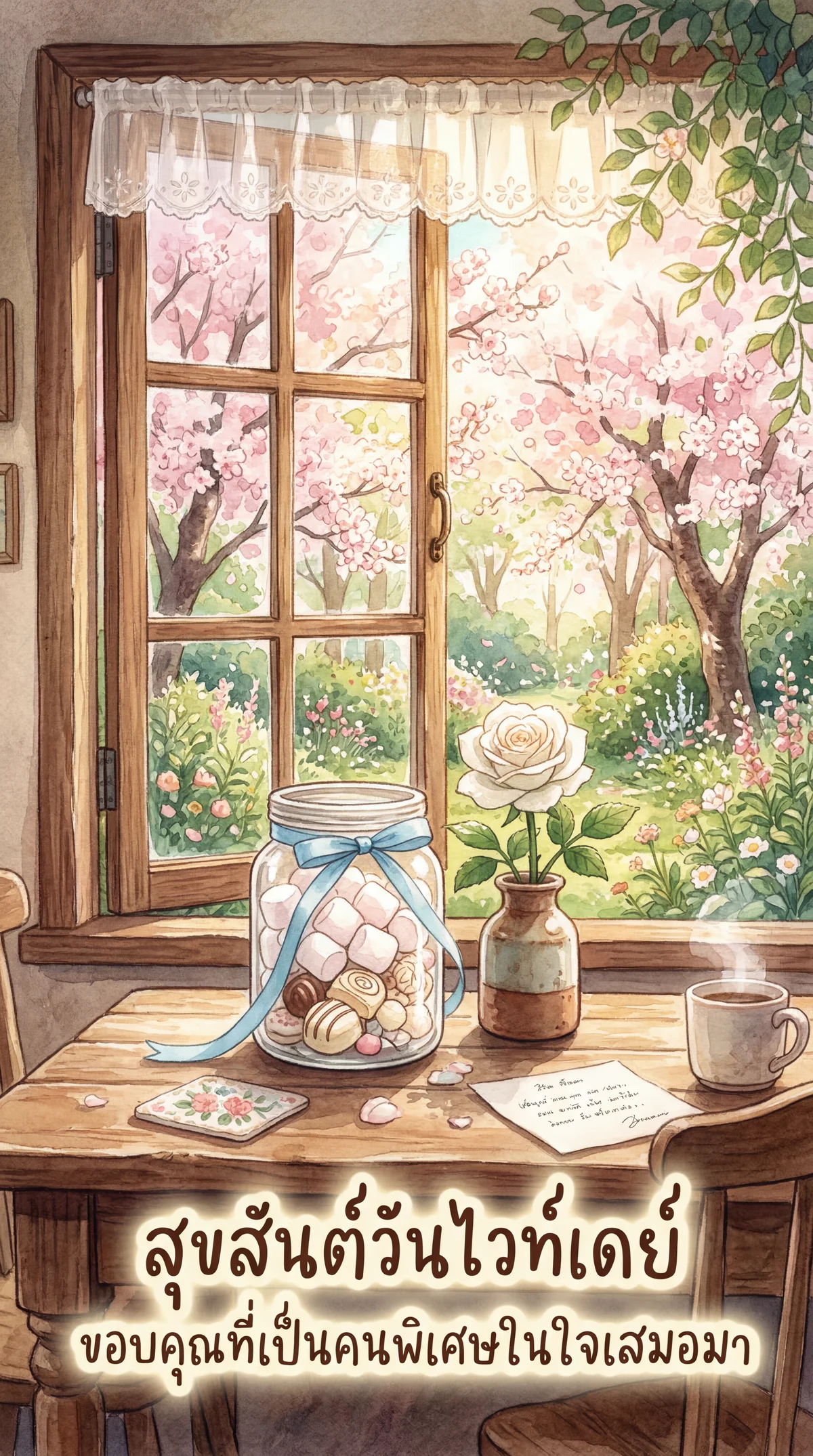 คำอวยพรวันไวท์เดย์สำหรับคนพิเศษ