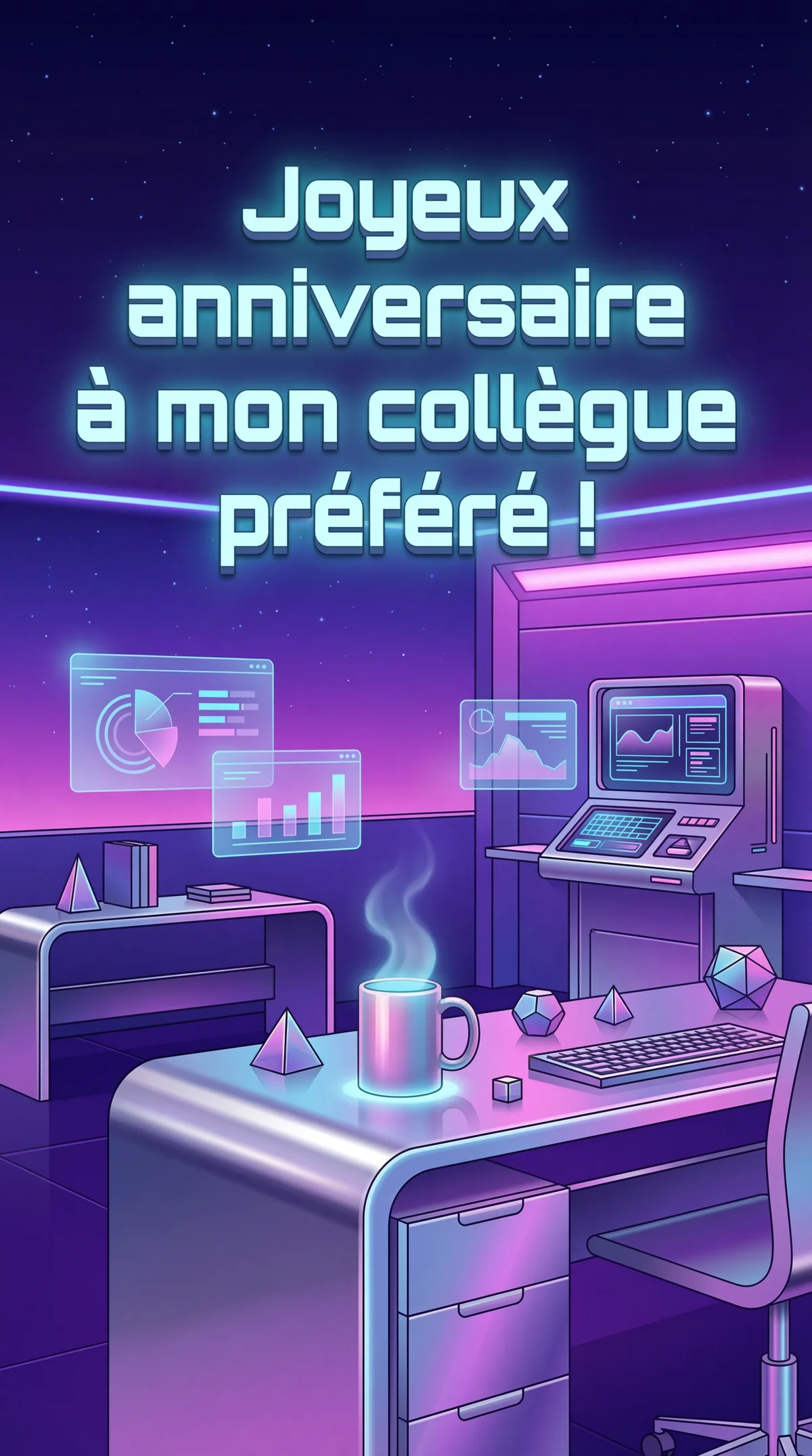 Joyeux anniversaire à mon collègue préféré !