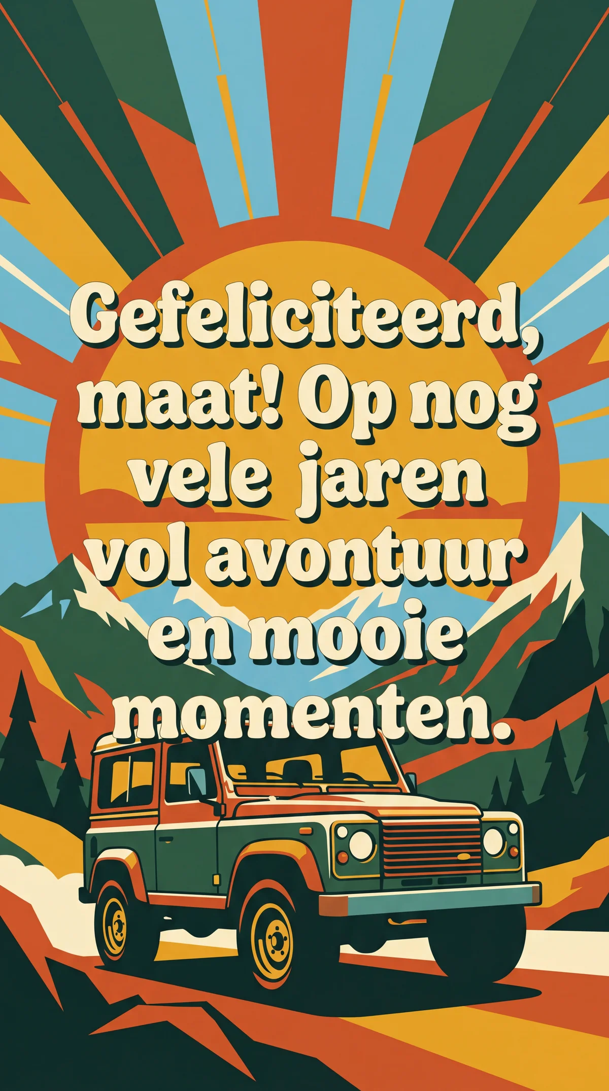 verjaardagskaart voor een vriend