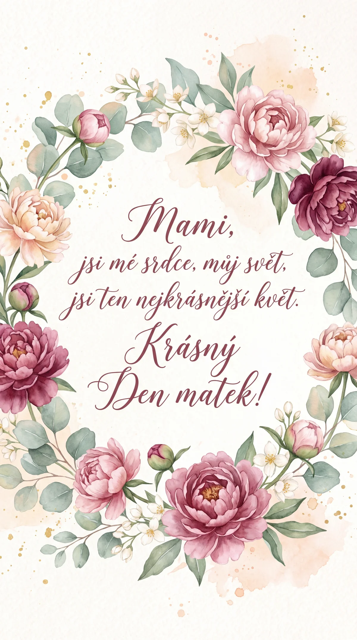 Přání ke Dni matek