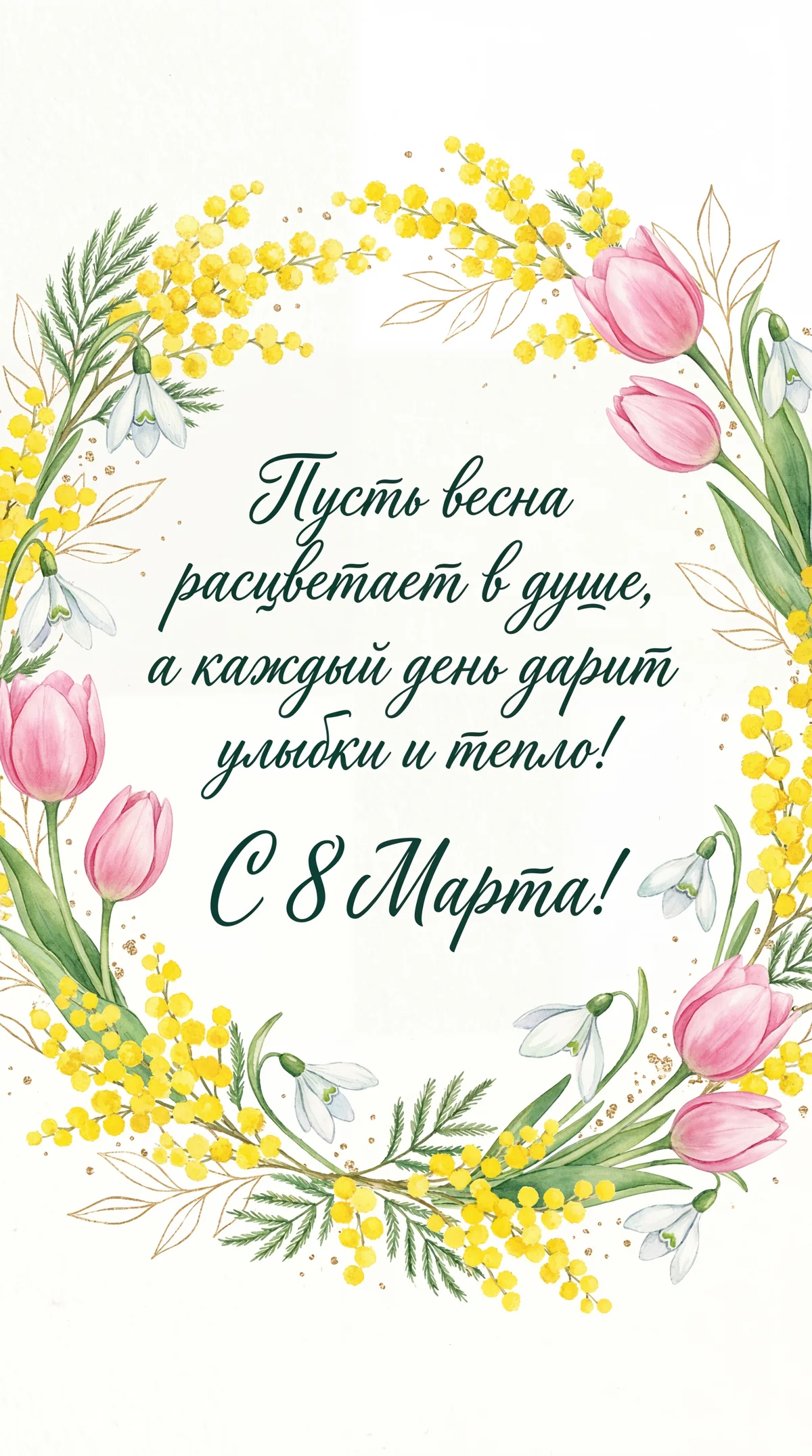 поздравление с 8 марта для женщин