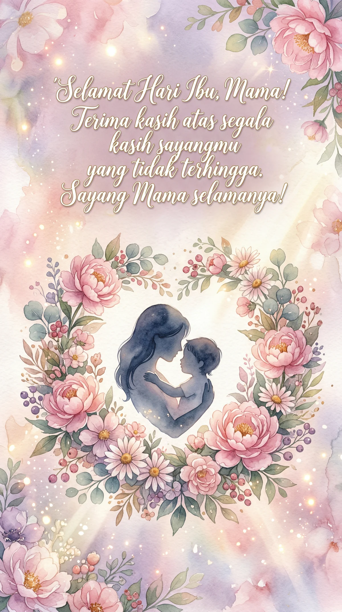 Kad ucapan Hari Ibu untuk mama tersayang