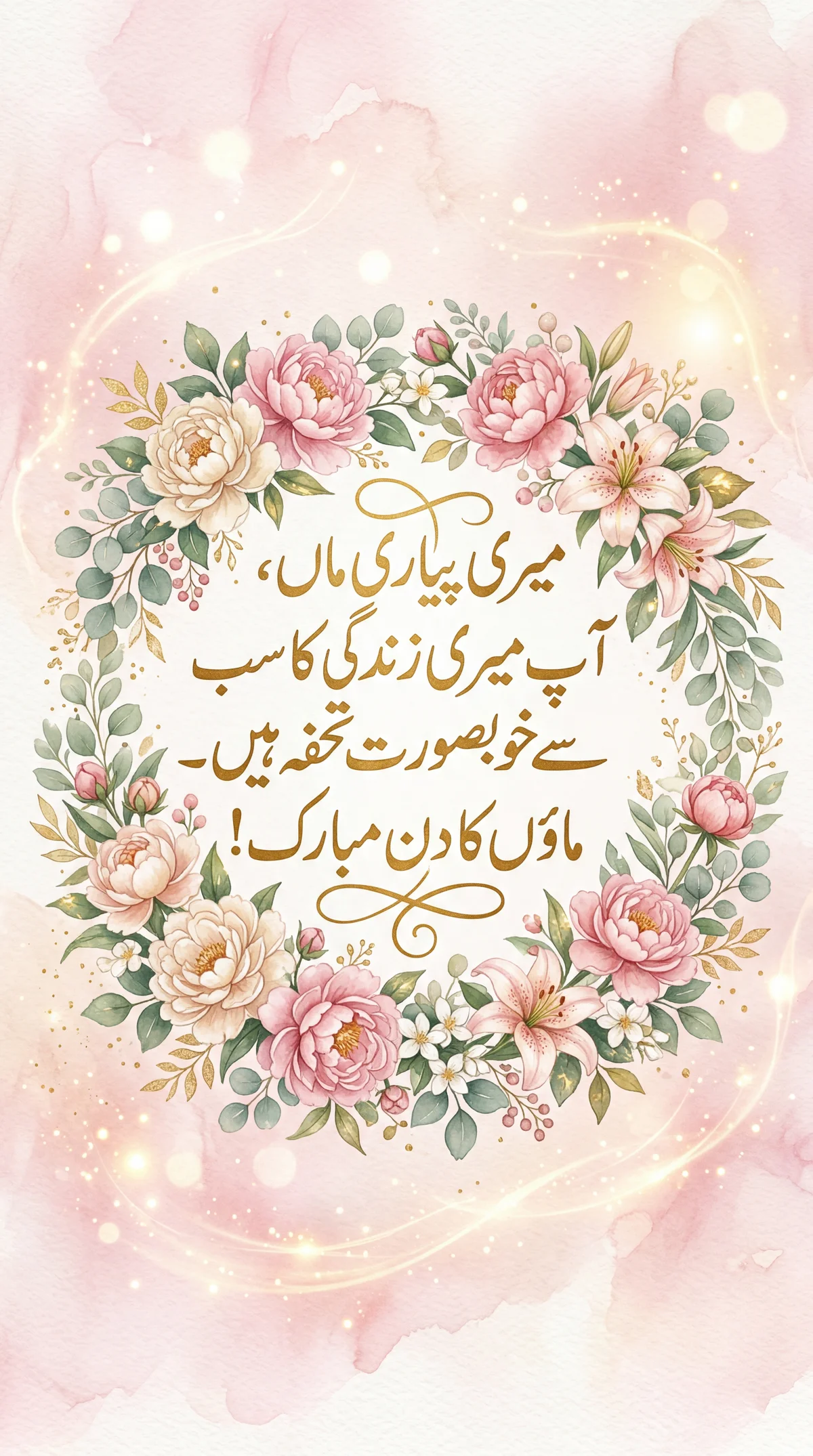 ماؤں کے دن کے مبارکباد کا پیغام