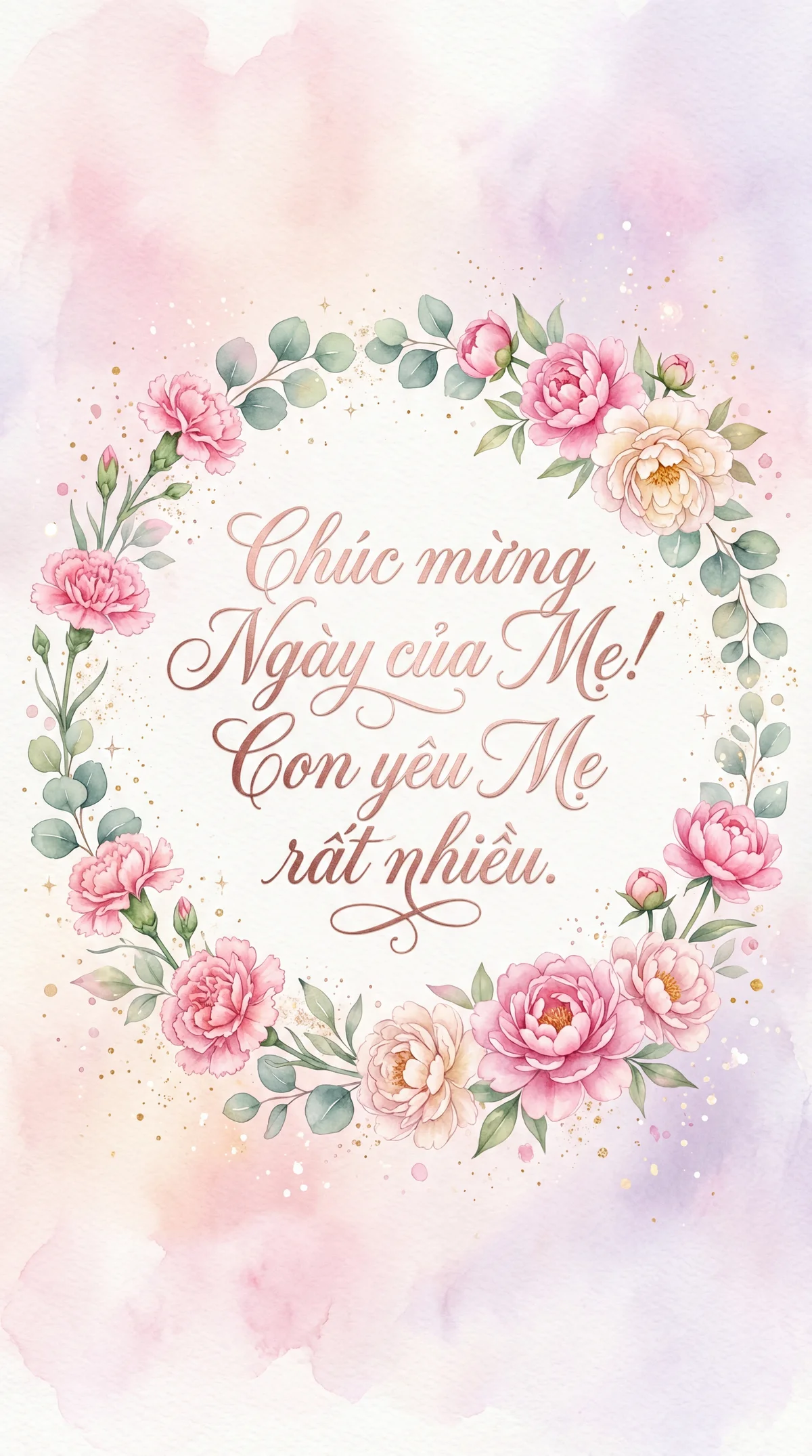 thiệp chúc mừng Ngày của Mẹ cho mẹ thân yêu
