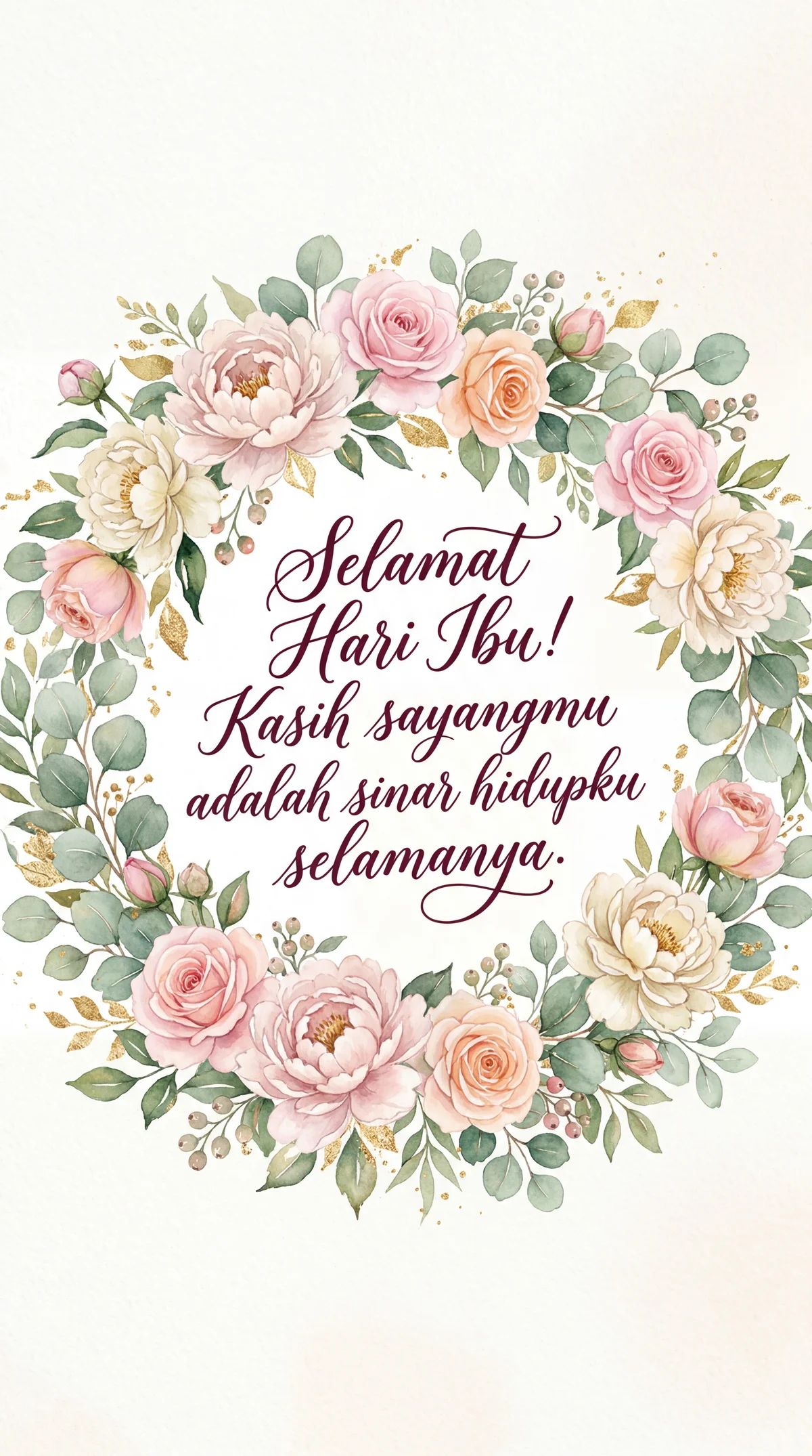 Ucapan Hari Ibu untuk ibu tersayang