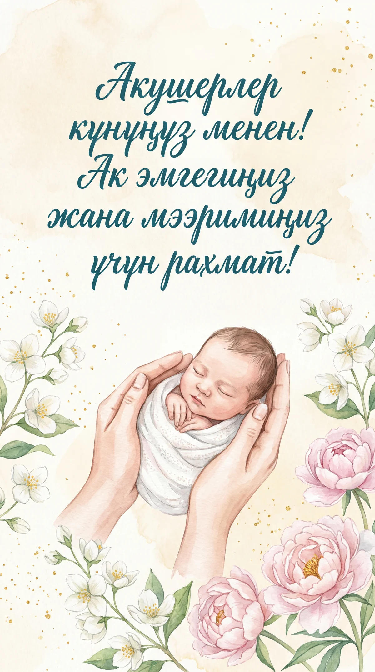 Акушерлер күнүң менен куттуктайбыз!