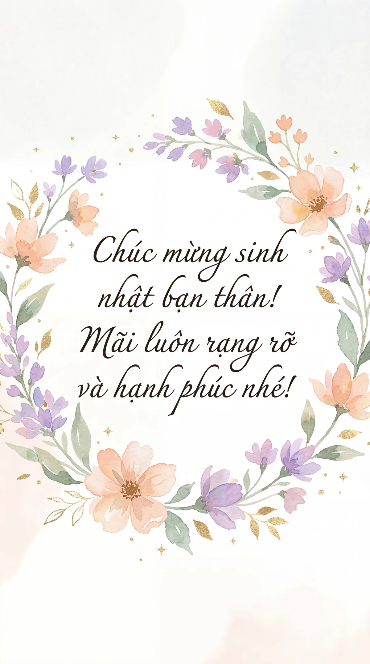 Lời chúc sinh nhật bạn thân