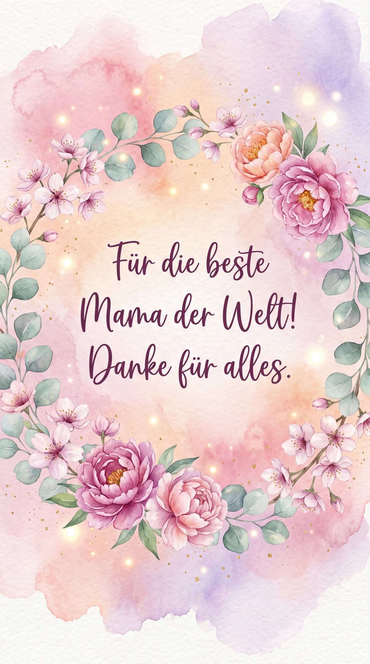 Muttertagswünsche für die beste Mama der Welt