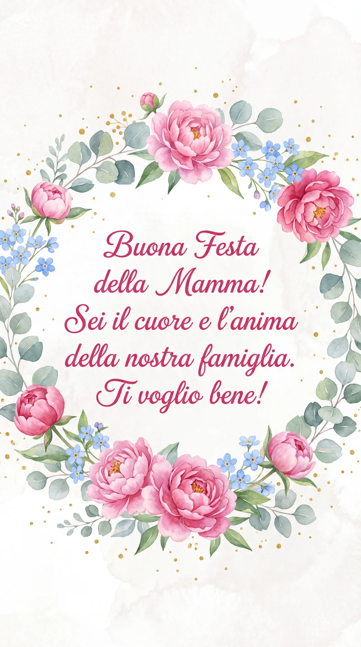 Biglietto di auguri per la Festa della Mamma