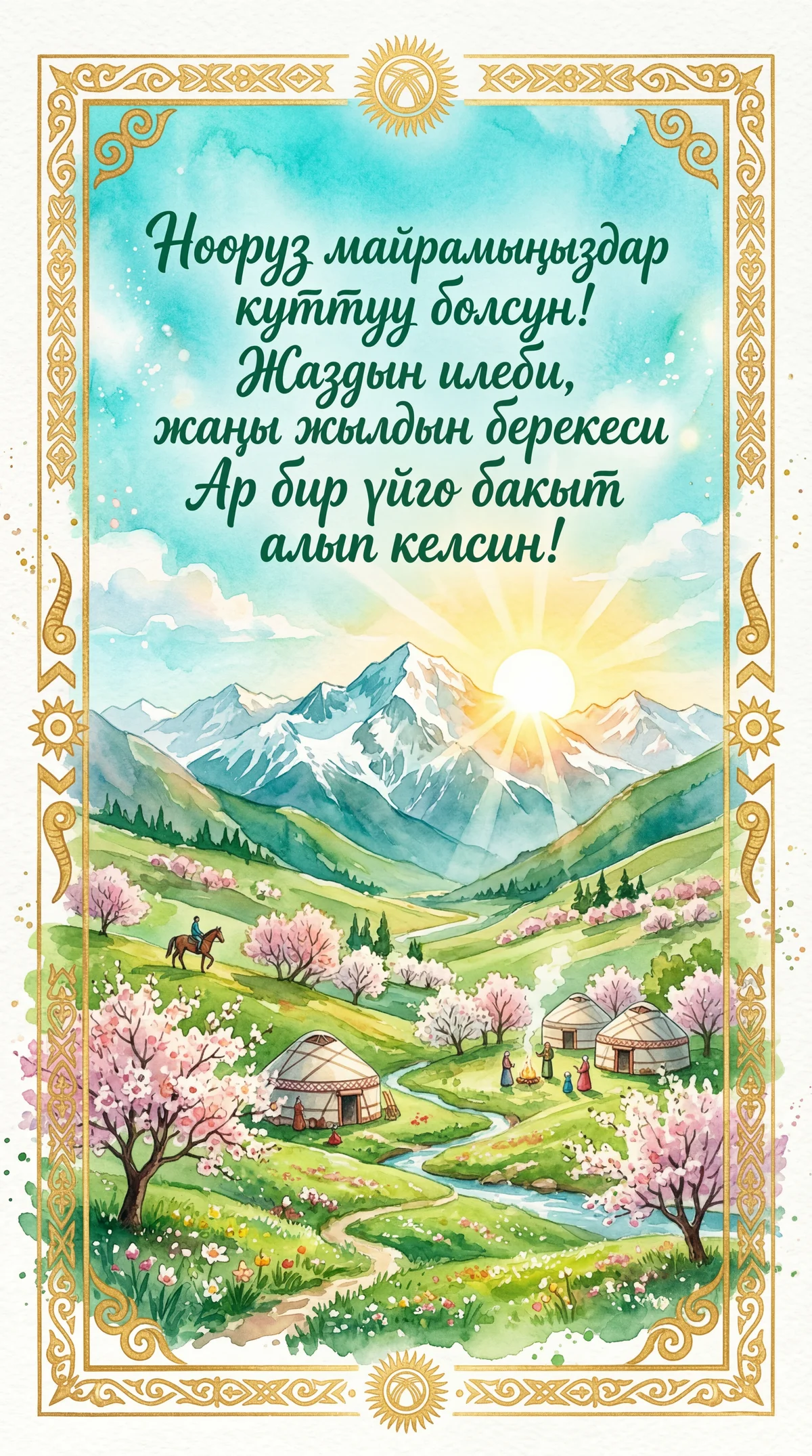 Нооруз майрамыңыздар куттуу болсун!