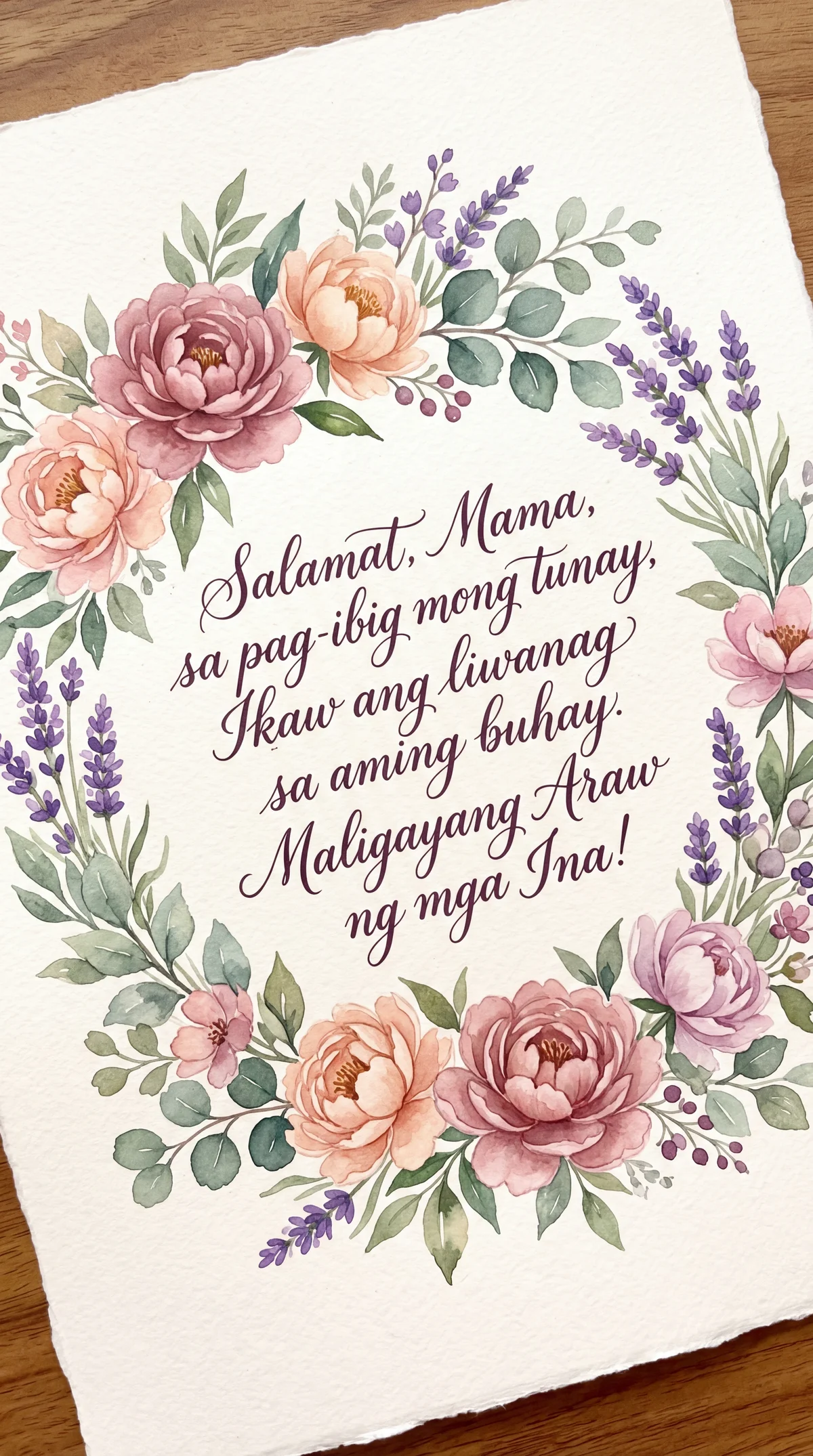 Pagbati para kay Mama sa Araw ng mga Ina