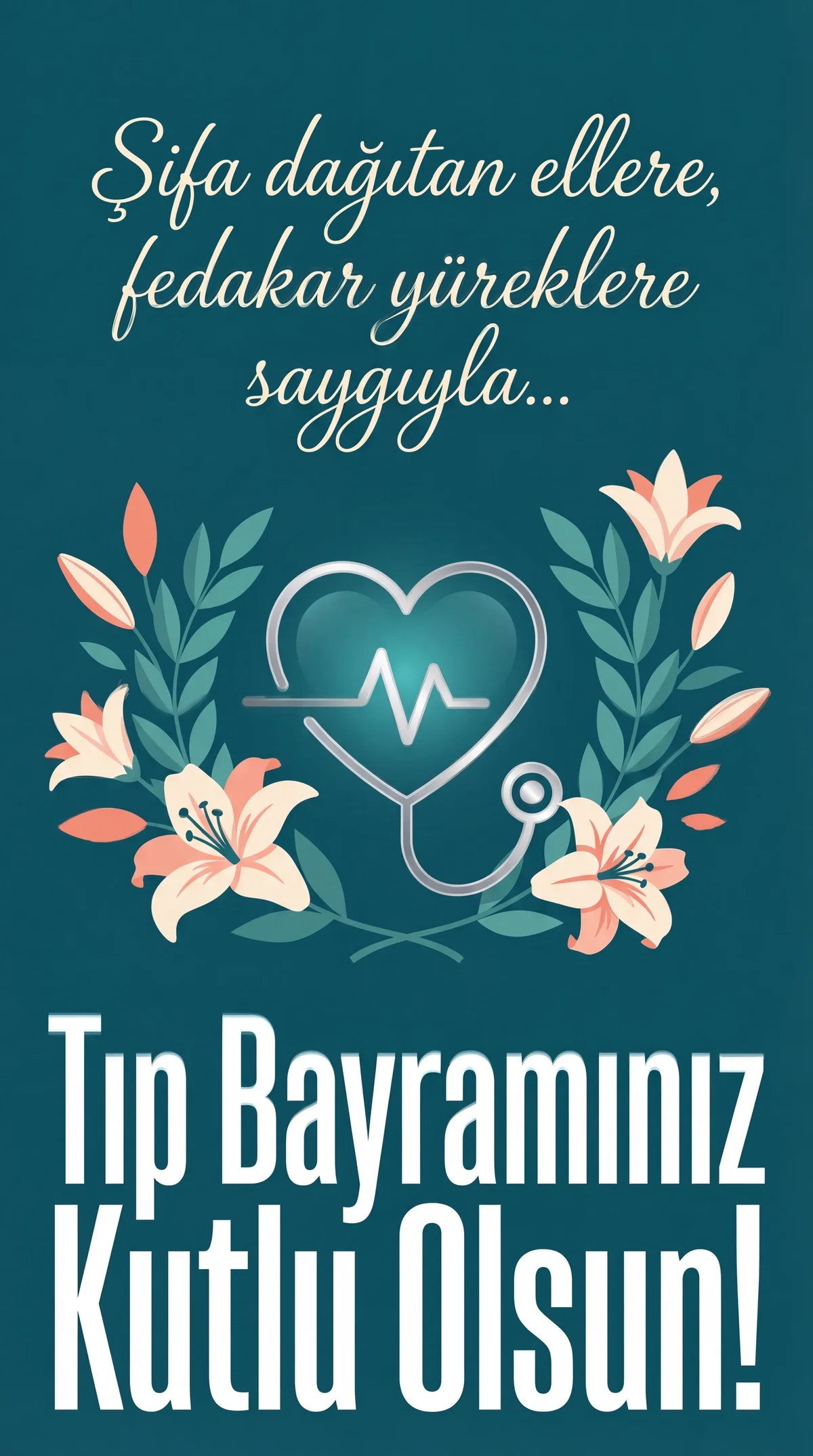 Tüm sağlık çalışanlarımızın Tıp Bayramı kutlu olsun!