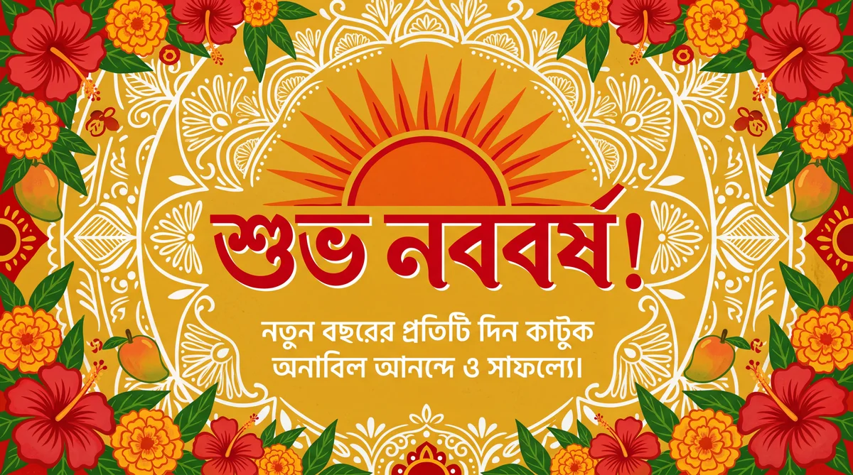 পহেলা বৈশাখের শুভেচ্ছা বার্তা