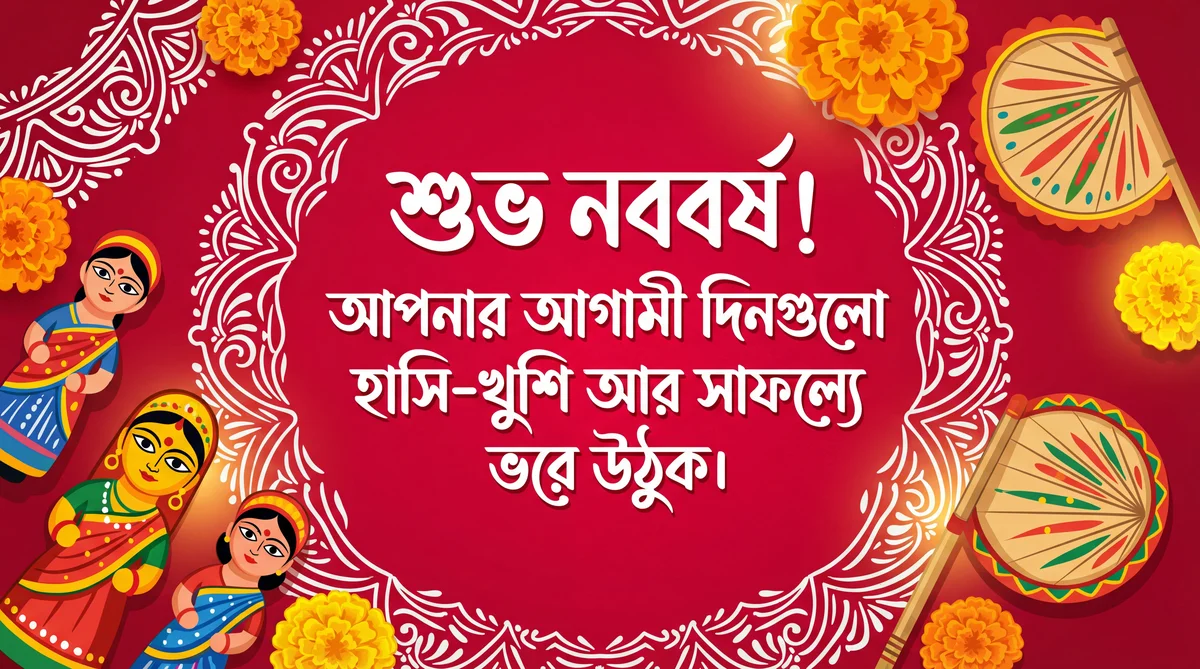 শুভ নববর্ষের শুভেচ্ছা কার্ড