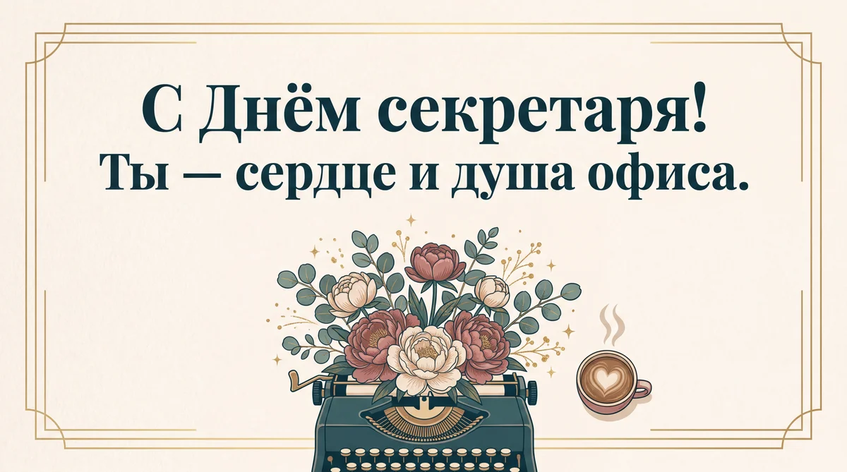 поздравление с днем секретаря