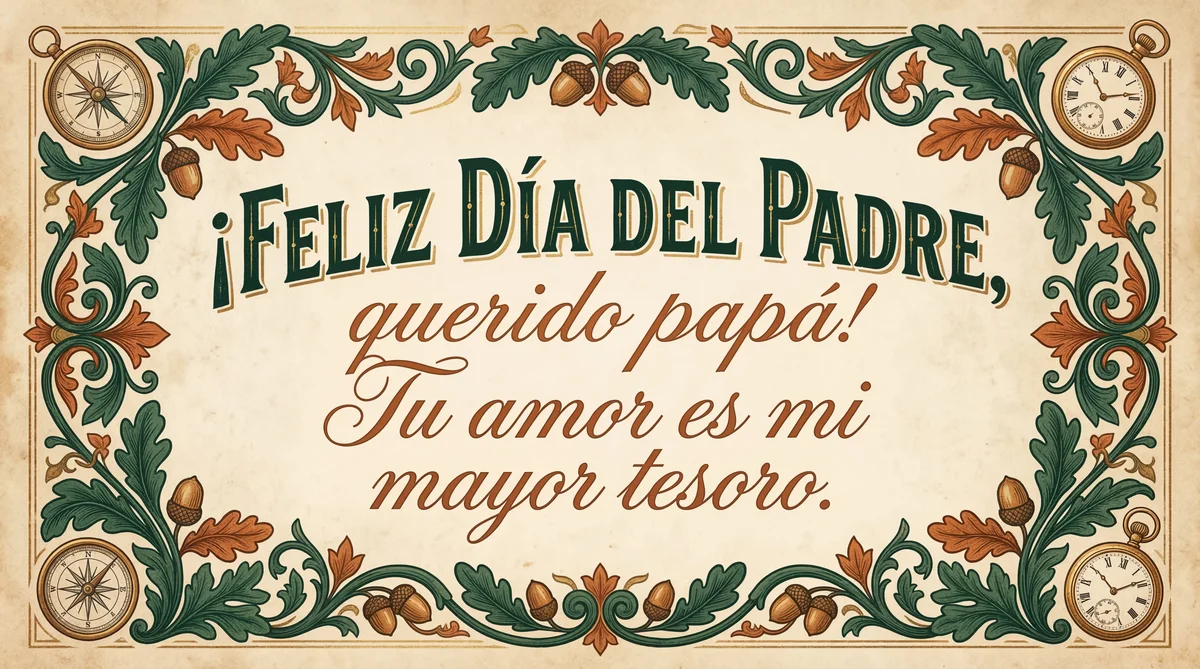 Feliz Día del Padre, querido papá