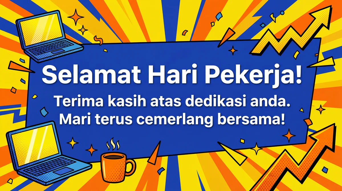 Ucapan Selamat Hari Pekerja untuk rakan sekerja