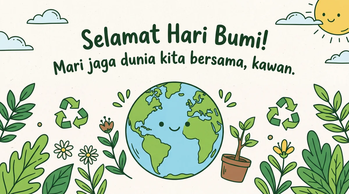 Ucapan Hari Bumi untuk teman