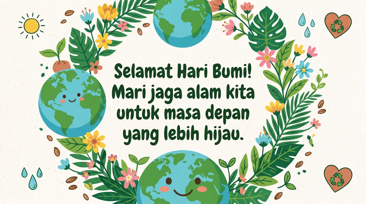 Pesan spesial Hari Bumi untuk semua