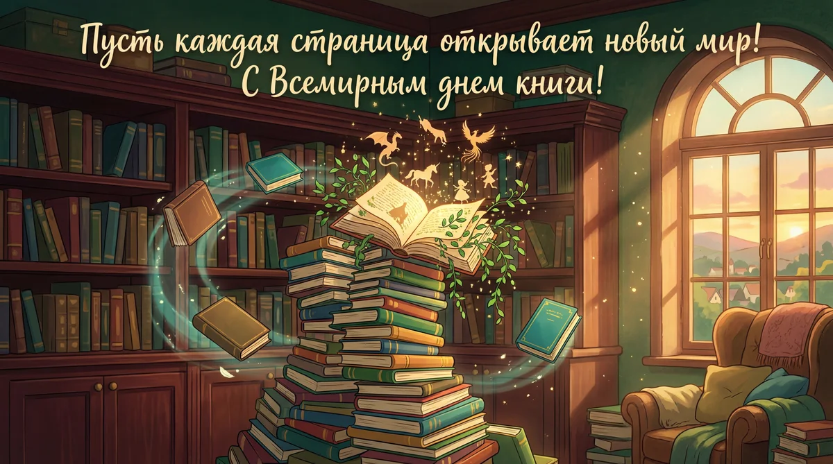 поздравление с Всемирным днем книги для любителя чтения