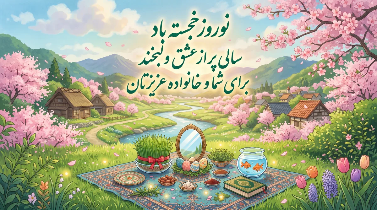 تبریک نوروز برای دوستان و خانواده